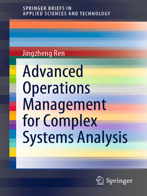 cover image of Advanced Operations Management for Complex Systems Analysis